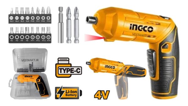 پیچگوشتی شارژی تاشو 4 ولت CSDLI04425