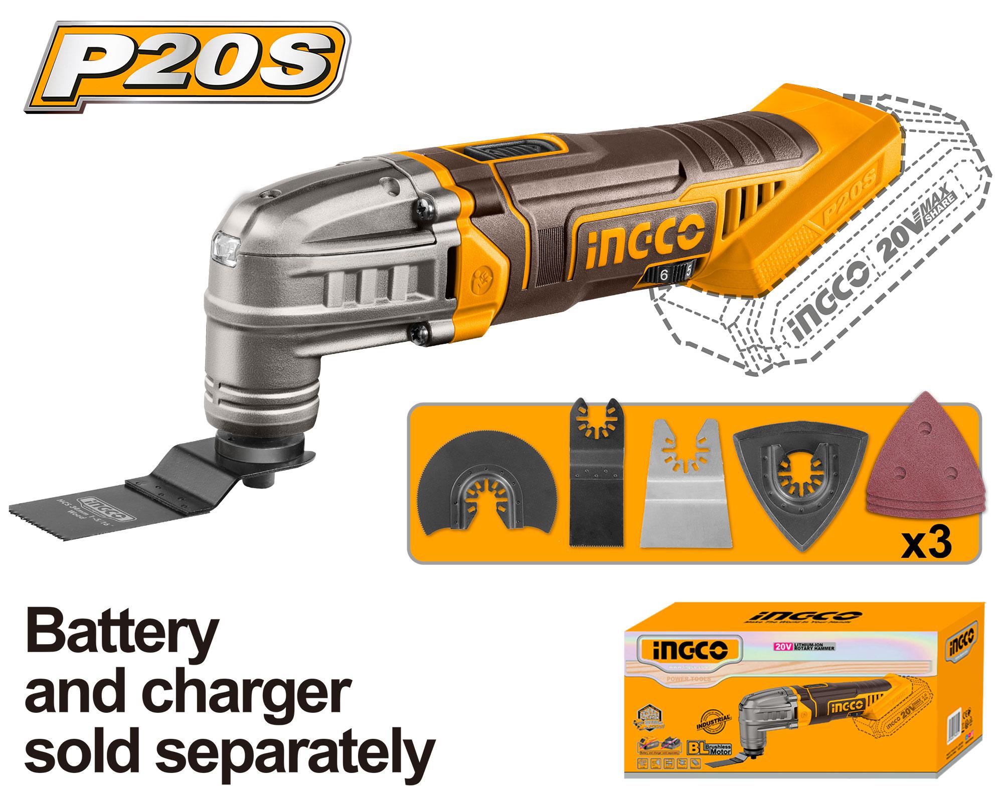 فرز همه کاره ی شارژی 20 ولت اینکو